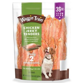 Waggin Train Chicken Jerky Dog Treats, 36 oz.
