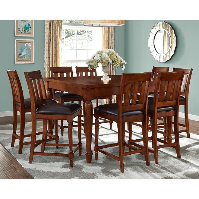 Victoria Counter-Height Table and Chairs, 9-Piece Set
