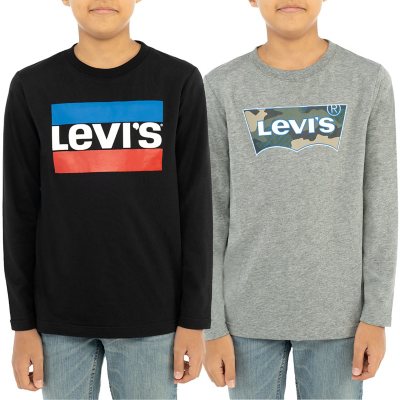 Levi's Boys' Long Sleeve T-Shirt 2-Pack - Sam's Club