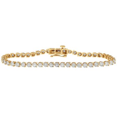 Round Diamond Tennis Bracelet in 14K Gold (I/I1) - Sam's Club