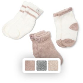 Barefoot Dreams Baby 3-Pack CozyChic Lite Sock