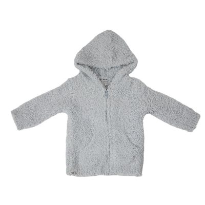 Barefoot Dreams Cozychic Infant Hoodie Jacket 18-24M Blue 18:- Blue, 18-24M