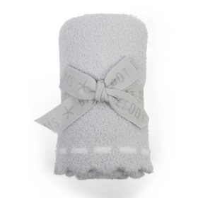  Barefoot Dreams Scalloped Receiving Blanket