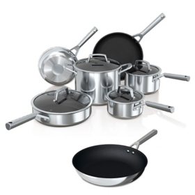 Pots and Pans Set – 14 Piece – Non-Stick Professional Home Kitchenware –  Cooking Pots with Lids – Skillet Fry Pans – Suitable for Gas, Electric