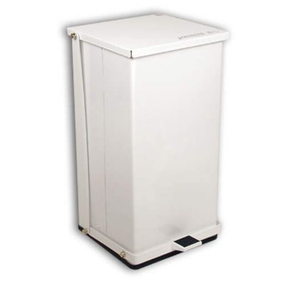 Detecto Model P-48 Trash Can - White - 12 gal. - Sam's Club