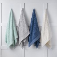 Martha Stewart Sculpted Bath Towels, Set of 2 (Various Colors)