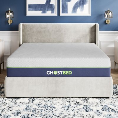 GHOSTBED Elegance by GB, Twin XL Medium Firm Gel Memory Foam 12 inch Cool to touch Hybrid Mattress