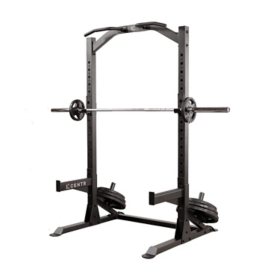 Centr Half Rack with 300 lbs. Olympic Weight Set and 3-month Centr Membership		
