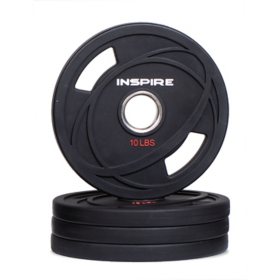 Inspire Fitness 4 X 10 lb Urethane Olympic Weight Plates