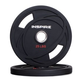 Inspire Fitness 2 x 25 lb Urethane Olympic Weight Plates