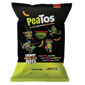 PeaTos Teenage Mutant Ninja Turtles Cheese-Less Puffs 9 oz.