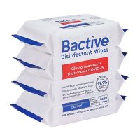 Bactive Disinfectant Wipes (320 Total Wipes; 80 per pack, 4 pk.)