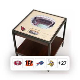 YouTheFan NFL 25-Layer Stadium View Lighted End Table