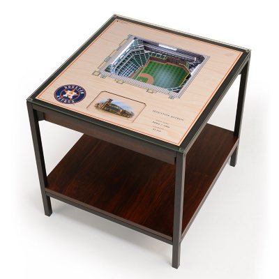 MLB 25-Layer Stadium View Lighted End Table - Houston Astros:- Houston Astros