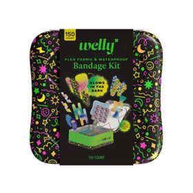 Welly Glow in the Dark Bandage Kit, 150 ct.