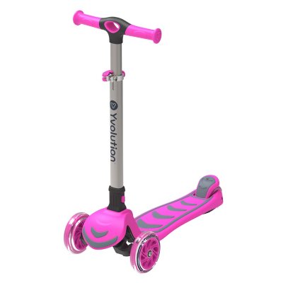 Kick Scooter for Kids Deluxe 3-Wheel Glider 4 Levels Adjustable w/ LED Light Up