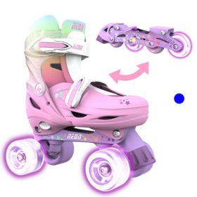 NEON 2-in-1 Combo Skates with Light-up Wheels (Assorted Colors & Sizes)
