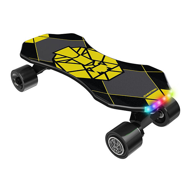 SWAGTRON Swagskate NG3 Electric Skateboard for Kids with Kick-Assist and Smart Sensors