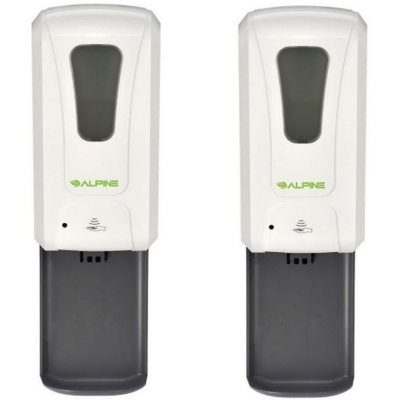 Alpine Industries Automatic Hand Soap & Sanitizer Dispenser, 2 pk. (FOAM)