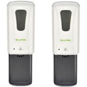 Alpine Industries Automatic Hand Soap & Sanitizer Dispenser, 2 pk.