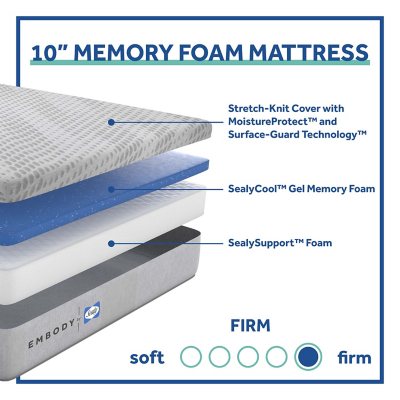 FLiP® SealyChill® with SurfaceGuard® Memory Foam Multi-Purpose Matt