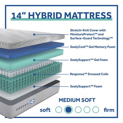Sealy embody mattress discount