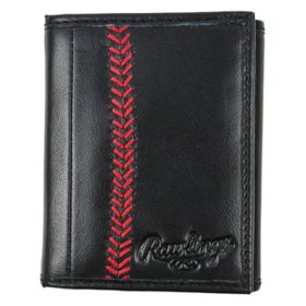 Rawlings Baseball Stitch Tri-Fold Wallet