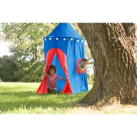 6-Foot Lighted Hideaway Canopy and Backyard Play Space 		