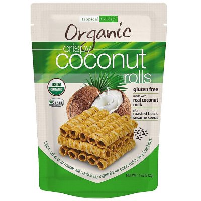 Tropical Fields Organic Crispy Coconut Rolls, 11 oz. - Sam's Club