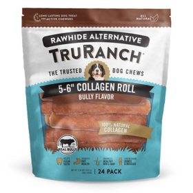 TruRanch Collagen 6" Bully Rolls, 24 ct.