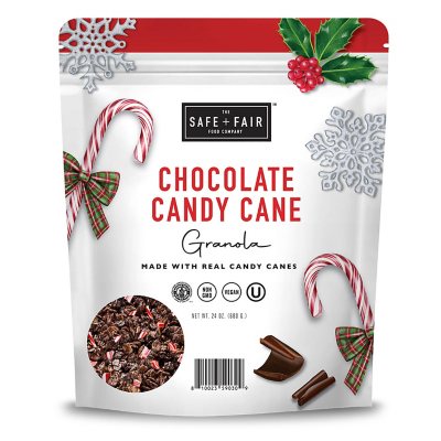 Safe + Fair Chocolate Candy Cane Granola (24 oz.) Sam's Club