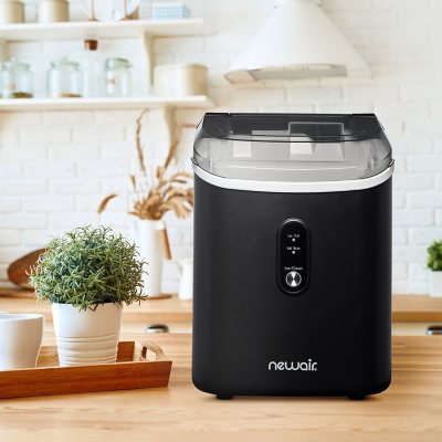 Auseo Countertop Nugget Ice Maker, Self-cleaning Portable Ice Maker Ma