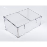 Ogrow Easy-To-Assemble 24" Square Aluminum Cold Frame Greenhouse