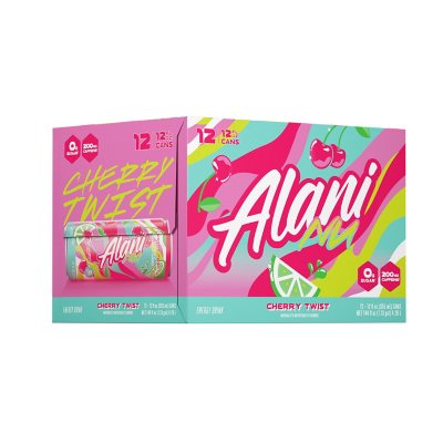 Alani Nu Energy Drink Cherry Twist 12 fl. oz., 12 pk. Sam's Club