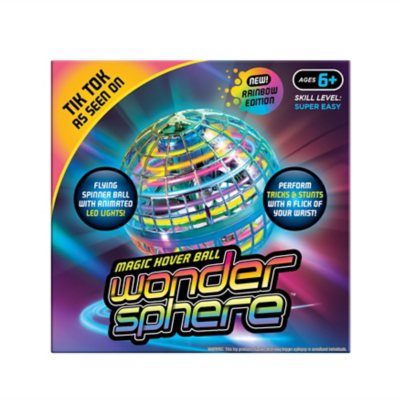 Wonder Sphere Magic Hover Ball, Rainbow Edition (Rainbow Blue)