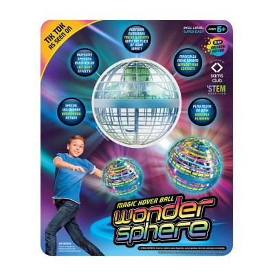 Wonder Sphere Magic Hover Ball Rainbow Edition with LED Lights( used) 