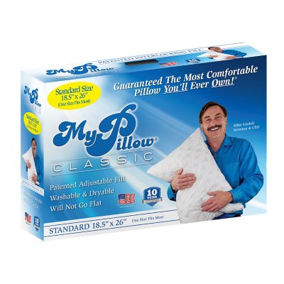 MyPillow Classic Series Standard Size Bed Pillow - Sam's Club