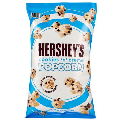 Hershey's Cookies N Creme Drizzled Popcorn (18 oz.) - Sam's Club