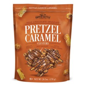 Copper Kettle, Pretzel Caramel Clusters, 20.3 oz.
