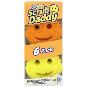 Scrub Daddy Sponges, Multiple Colors, 6 ct.