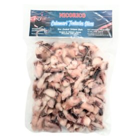 Nicorico Calamari Squid Tentacle Slices, Frozen, 1 lb.