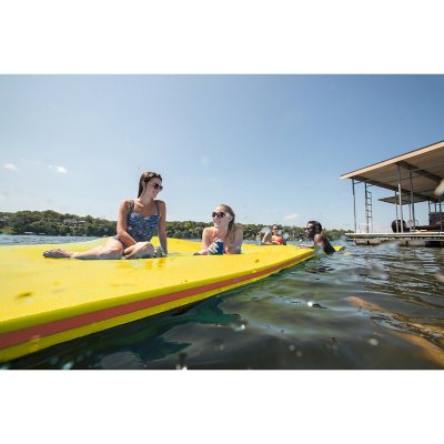 12' x 6' 3 Layer Floating Water Pad-Orange