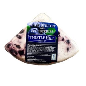 Thistle Hill White Stilton with Blueberries Cheese, 1 lb.