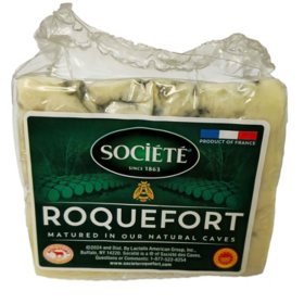 Société Roquefort Blue Cheese, 1 lb.