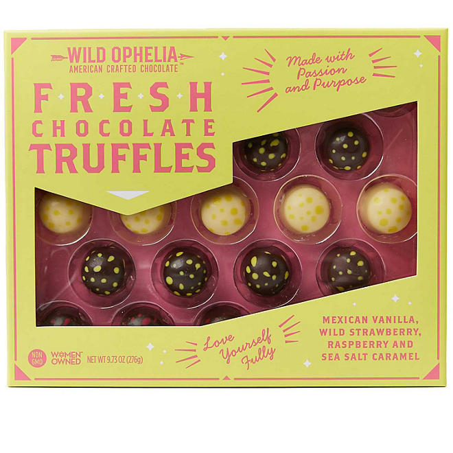 Wild Ophelia Fresh Chocolate Truffles, Assorted Flavors (23 ct.)