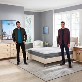 Scott Living by Restonic 13" Hybrid Eurotop Mattress in a Box, Available in Twin, Twin XL, Full, Queen, King, California King