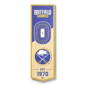 YouTheFan NHL 3D Stadium View 6x19 Banner (Assorted Teams)