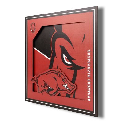 3D Logo Series Wall Art - 12x12 - Arkansas Razorbacks:- Arkansas Razorbacks