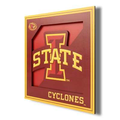3D Logo Series Wall Art - 12x12 - Iowa State Cyclones:- Iowa State Cyclones