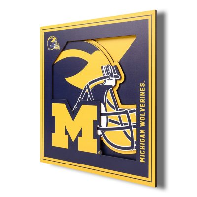 3D Logo Series Wall Art - 12x12 - Michigan Wolverines:- Michigan Wolverines